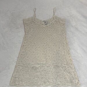 Wet Seal Cream Lace Camisole